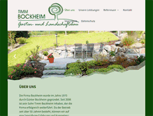 Tablet Screenshot of bockheim-gartenbau.de